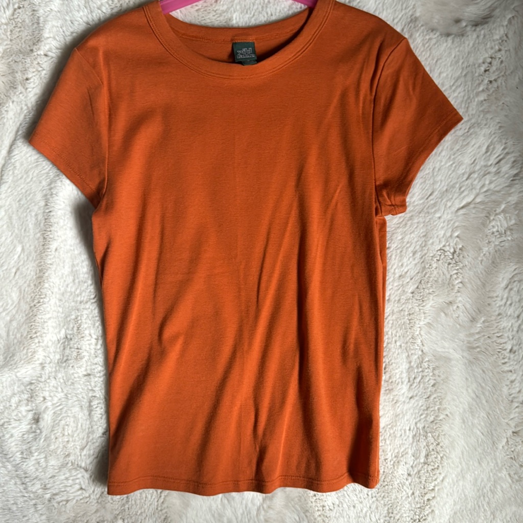 Orange Fitted Tee